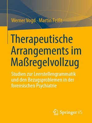 cover image of Therapeutische Arrangements im Maßregelvollzug